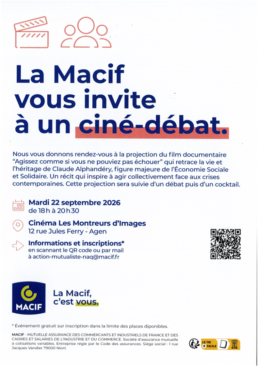 MACIF ciné débat