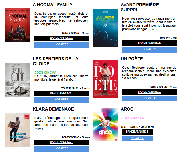 Montreurs fin nov 2025