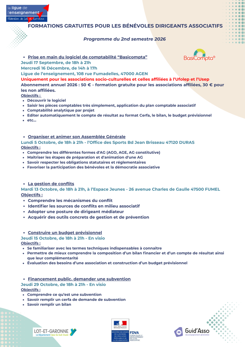 Prog formation 2eme semestre p1