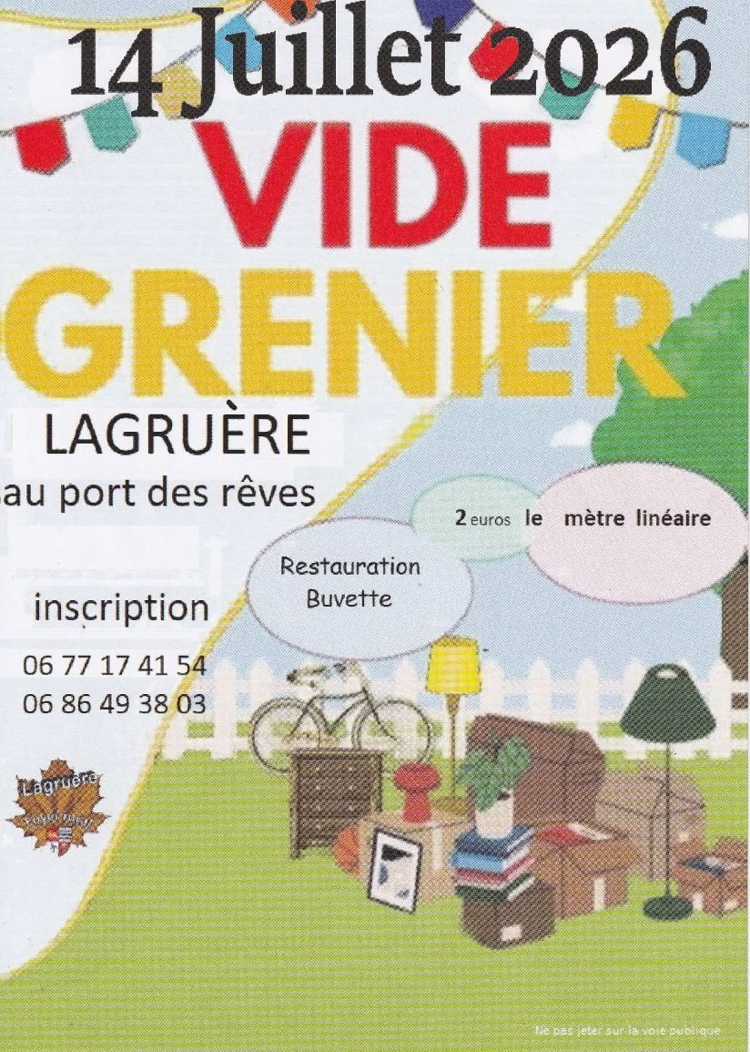 vide grenier lagruère